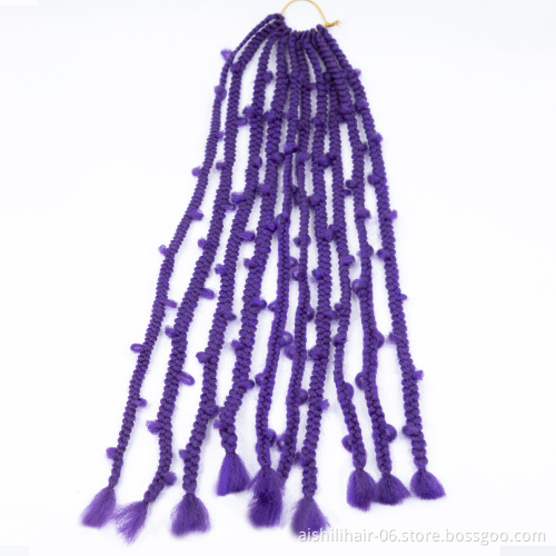 22inch handmade butterfly locs crochet hair in synthetic braiding hair extension braids faux locs